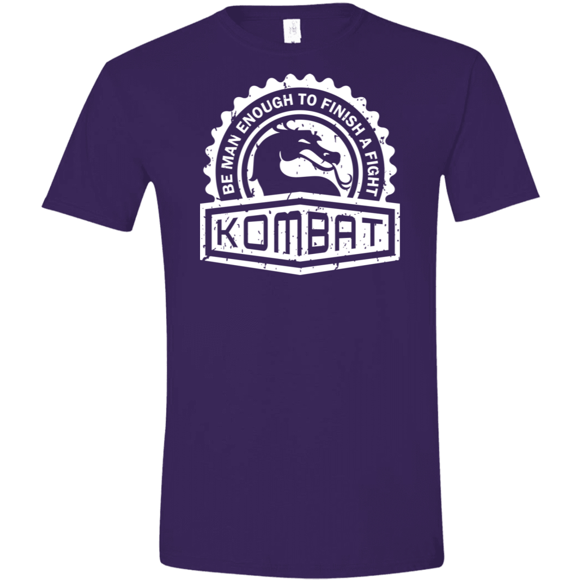 T-Shirts Purple / S Kombat Men's Semi-Fitted Softstyle