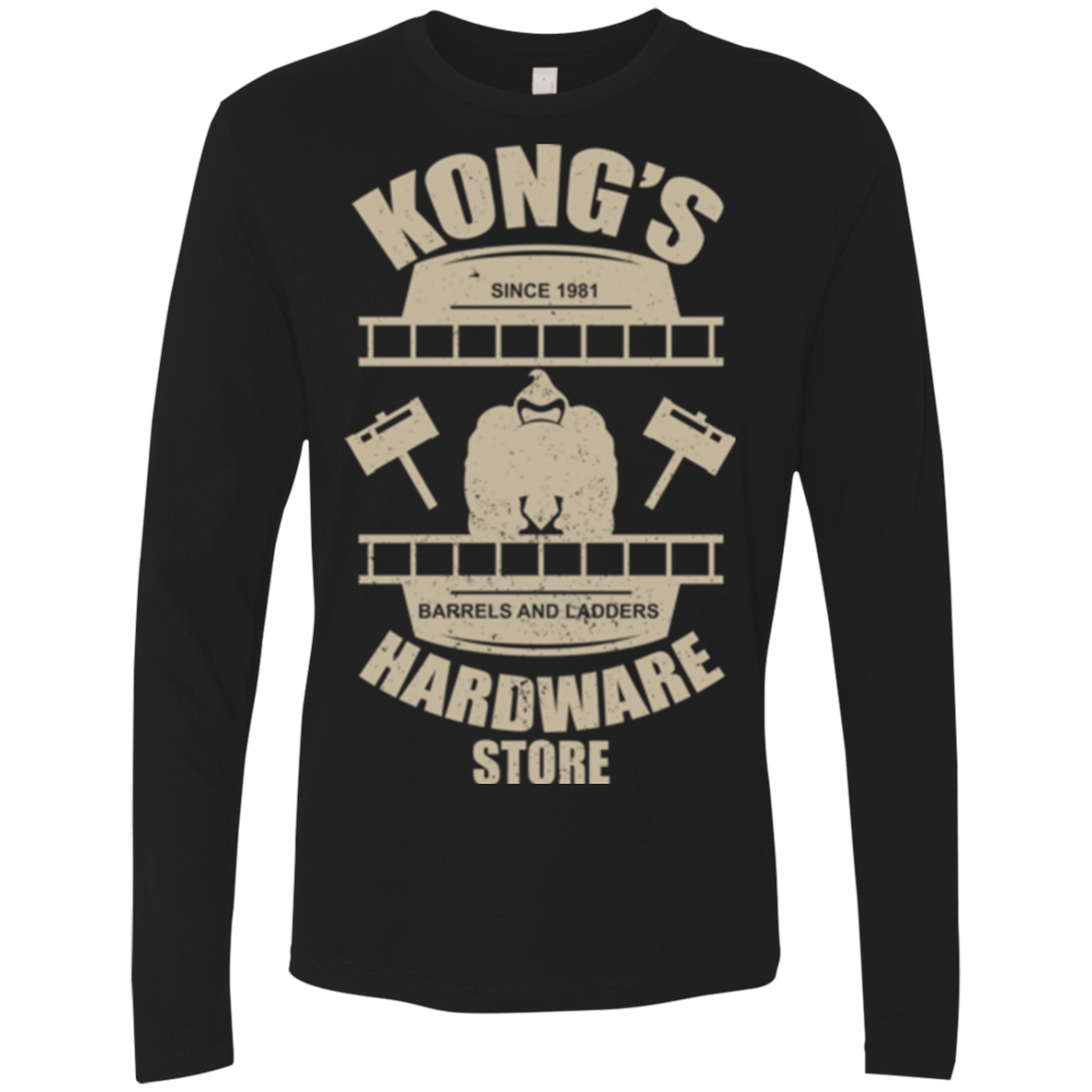 T-Shirts Black / Small Kongs Hardware Store Men's Premium Long Sleeve