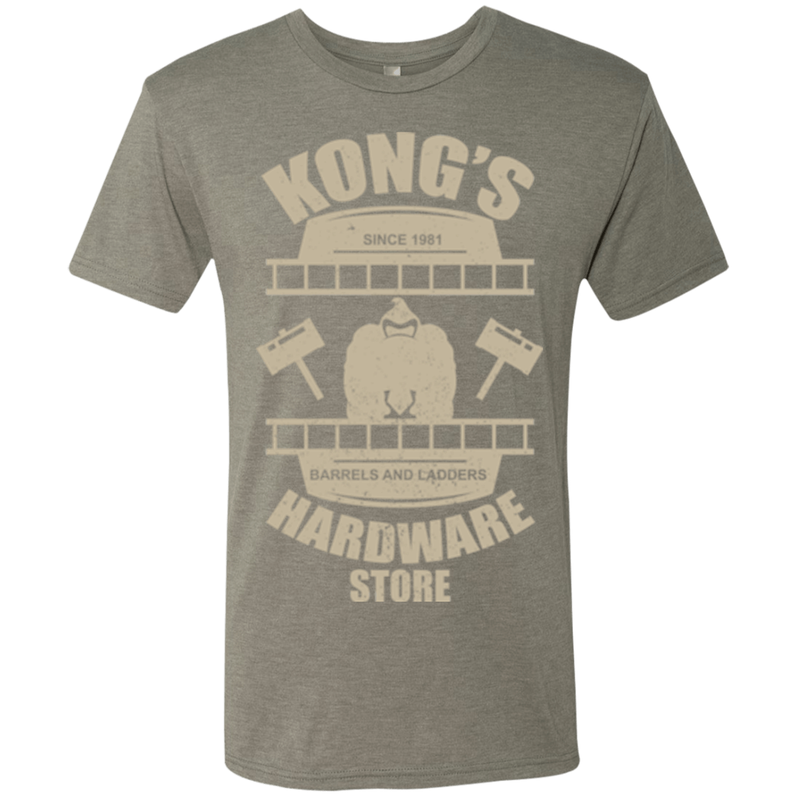 T-Shirts Venetian Grey / Small Kongs Hardware Store Men's Triblend T-Shirt