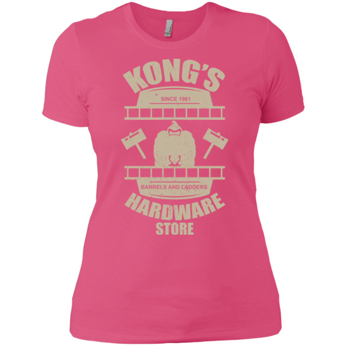 T-Shirts Hot Pink / X-Small Kongs Hardware Store Women's Premium T-Shirt