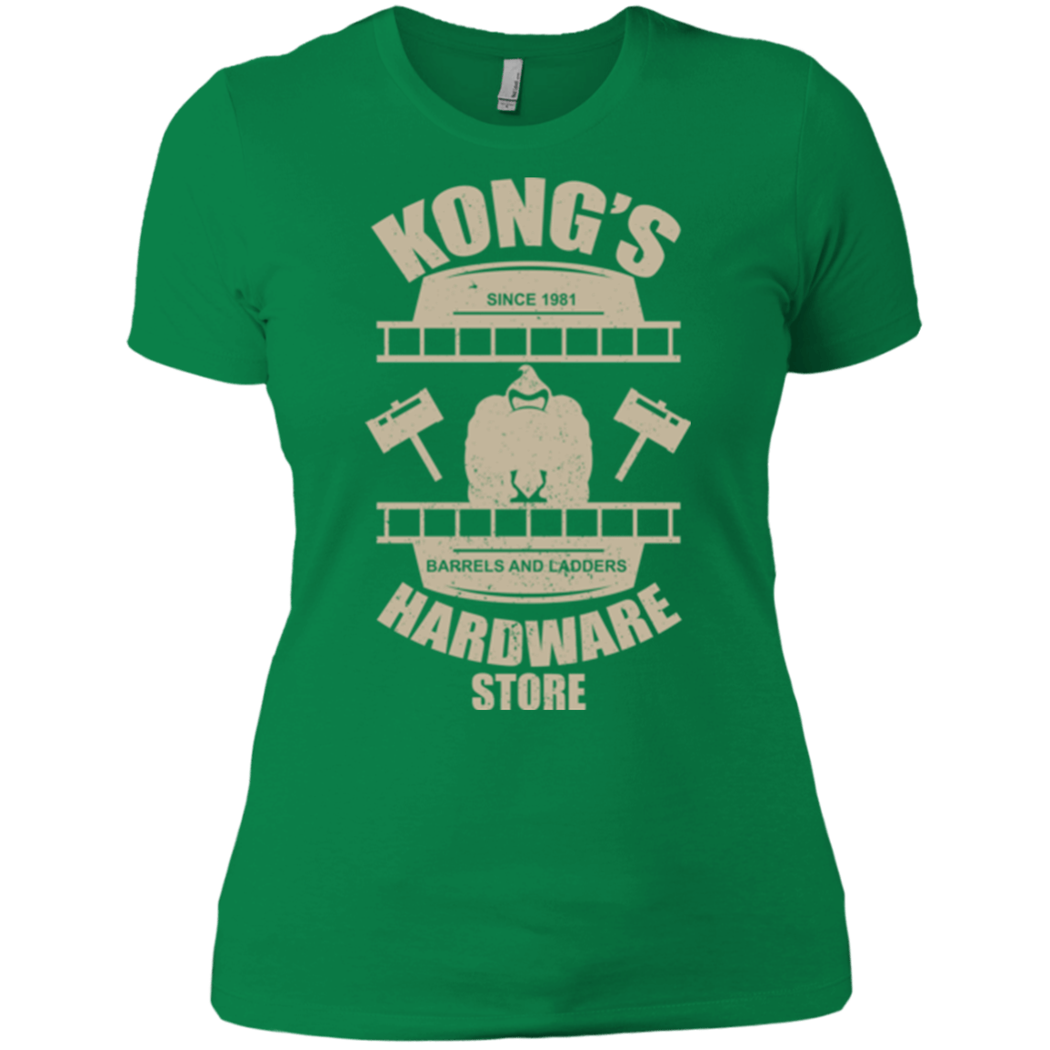 T-Shirts Kelly Green / X-Small Kongs Hardware Store Women's Premium T-Shirt