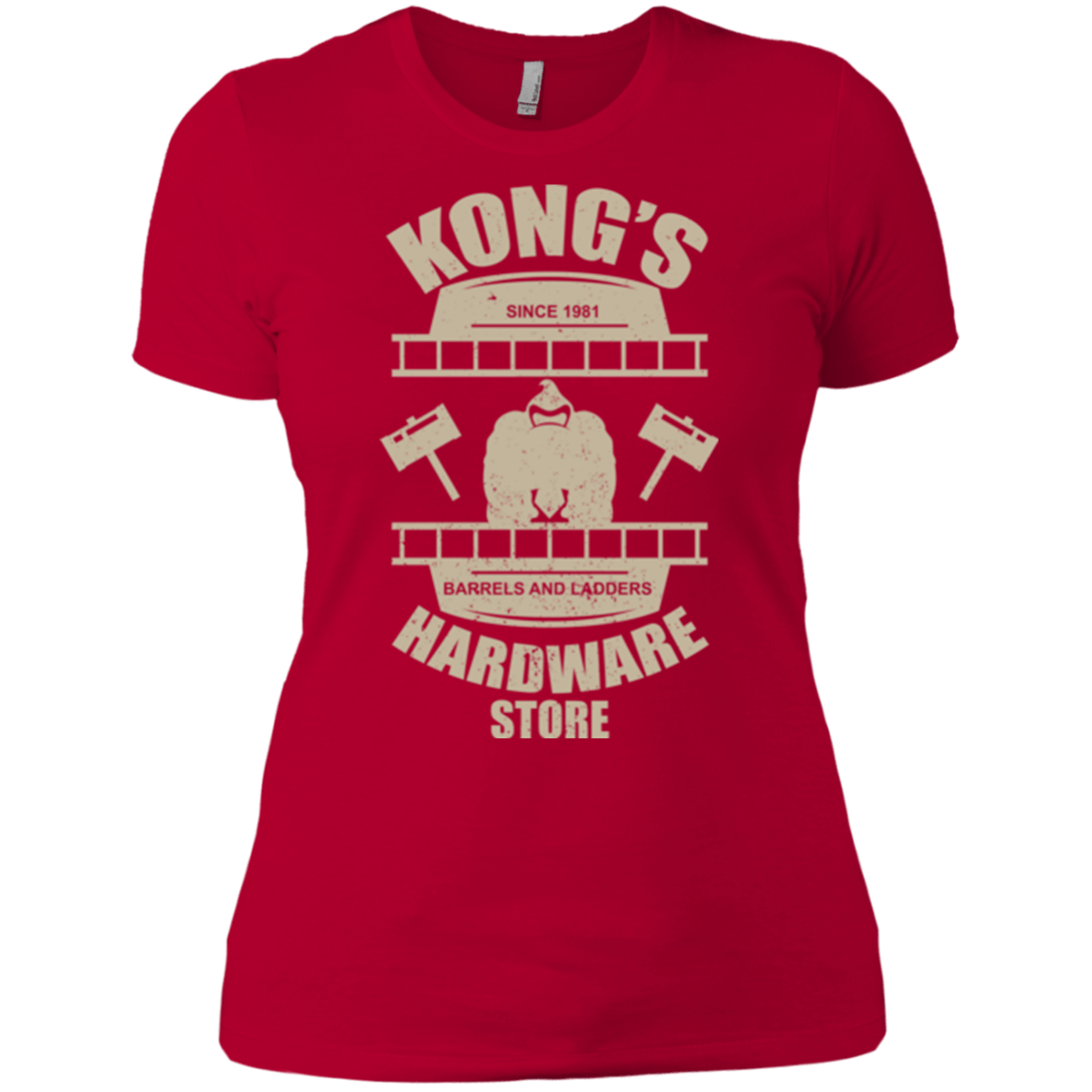 T-Shirts Red / X-Small Kongs Hardware Store Women's Premium T-Shirt