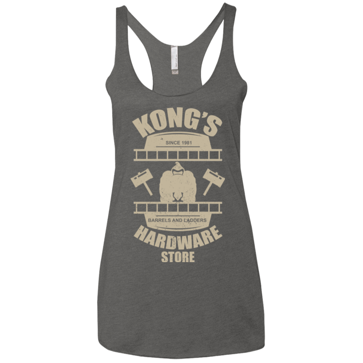 T-Shirts Premium Heather / X-Small Kongs Hardware Store Women's Triblend Racerback Tank