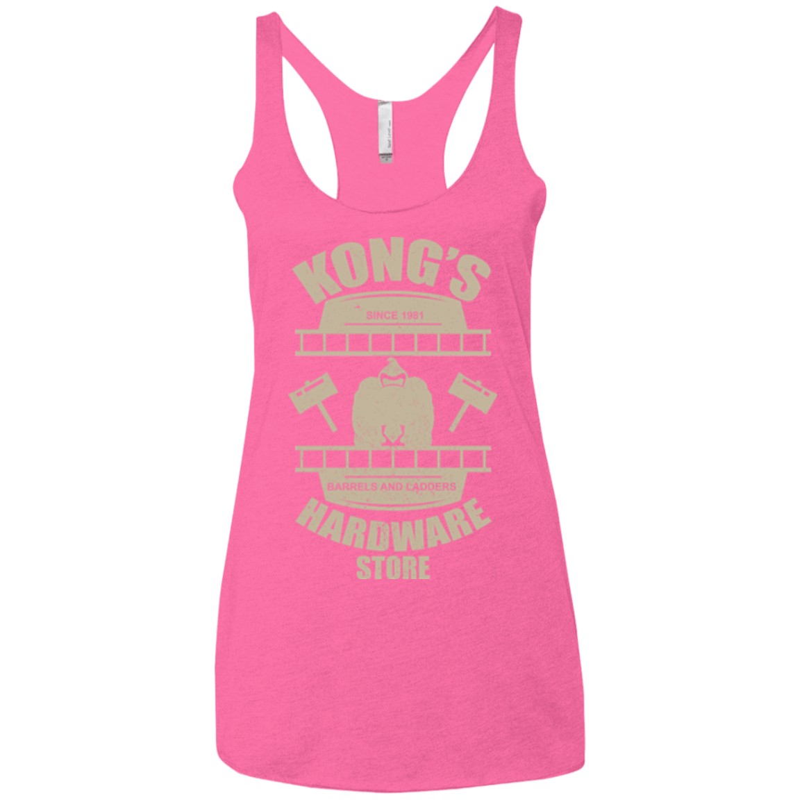 T-Shirts Vintage Pink / X-Small Kongs Hardware Store Women's Triblend Racerback Tank