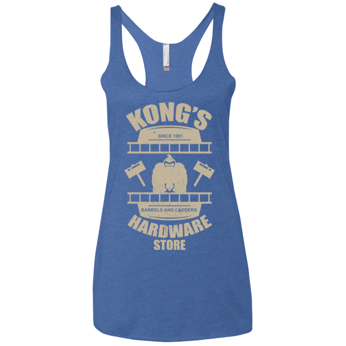 T-Shirts Vintage Royal / X-Small Kongs Hardware Store Women's Triblend Racerback Tank