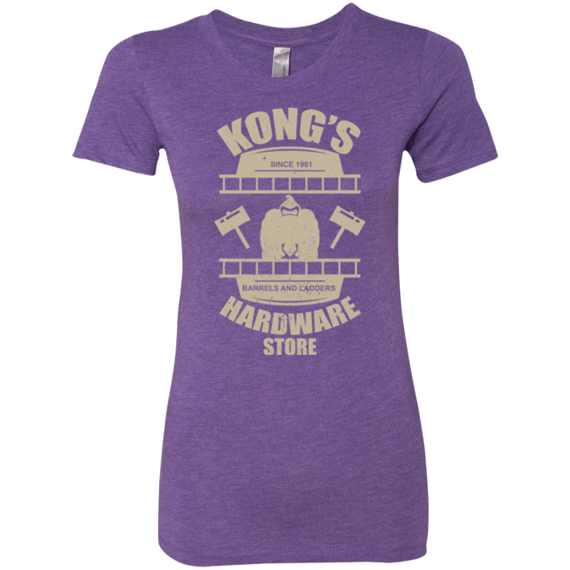 T-Shirts Purple Rush / Small Kongs Hardware Store Women's Triblend T-Shirt