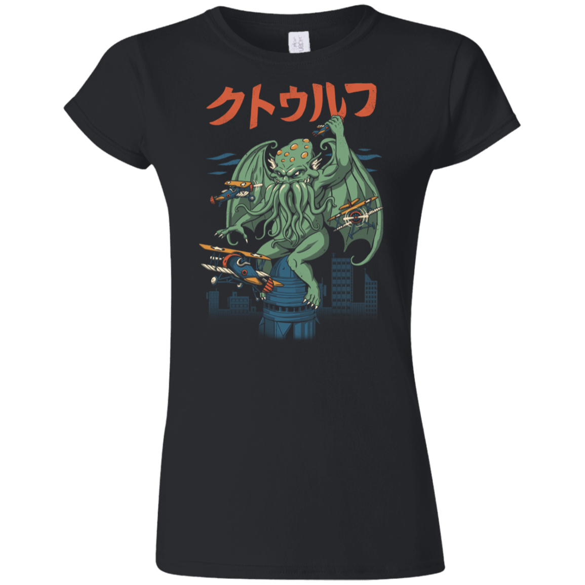 T-Shirts Black / S Kongthulhu Junior Slimmer-Fit T-Shirt