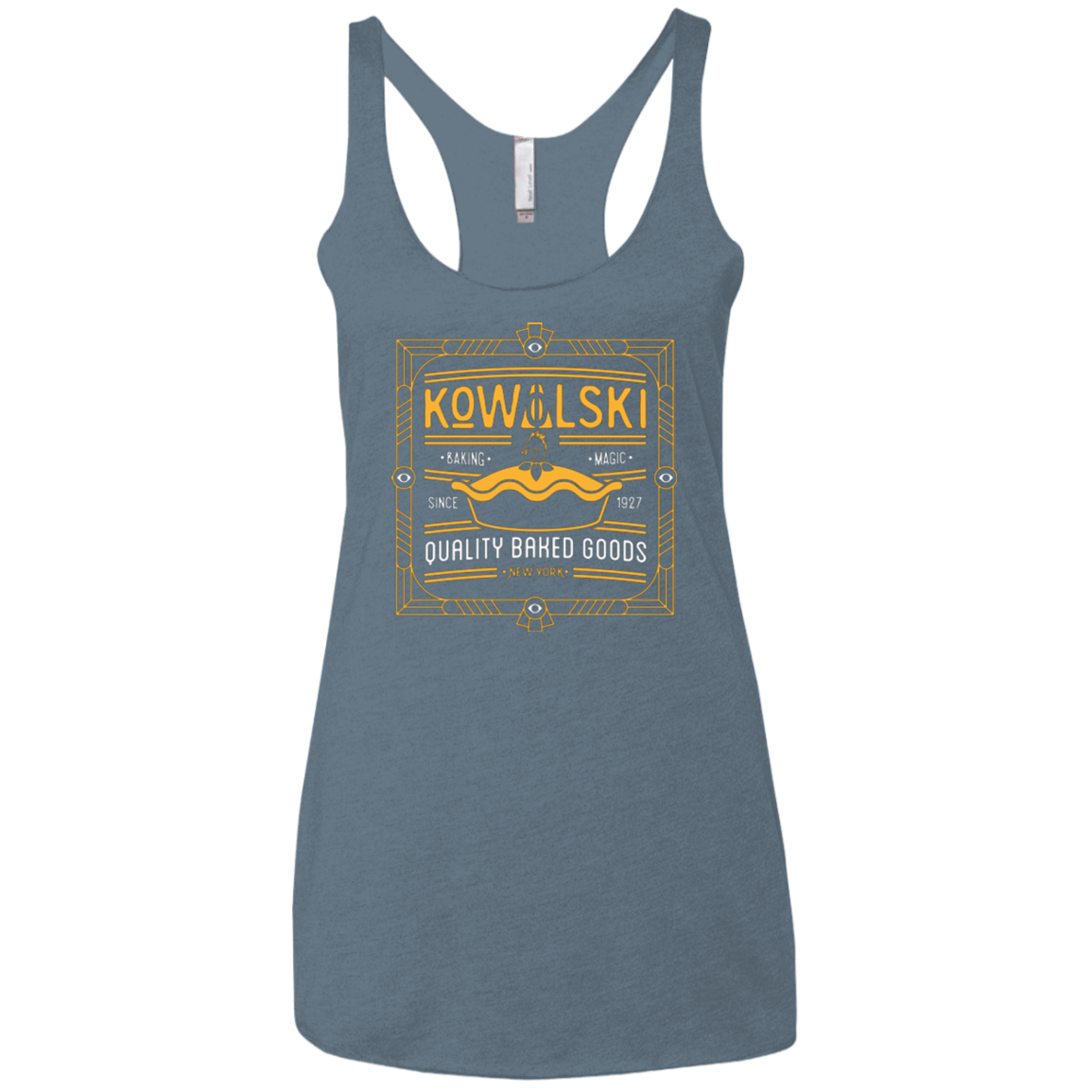 T-Shirts Indigo / X-Small Kowalski Quality Baked Goods Fantastic Beasts Women's Triblend Racerback Tank