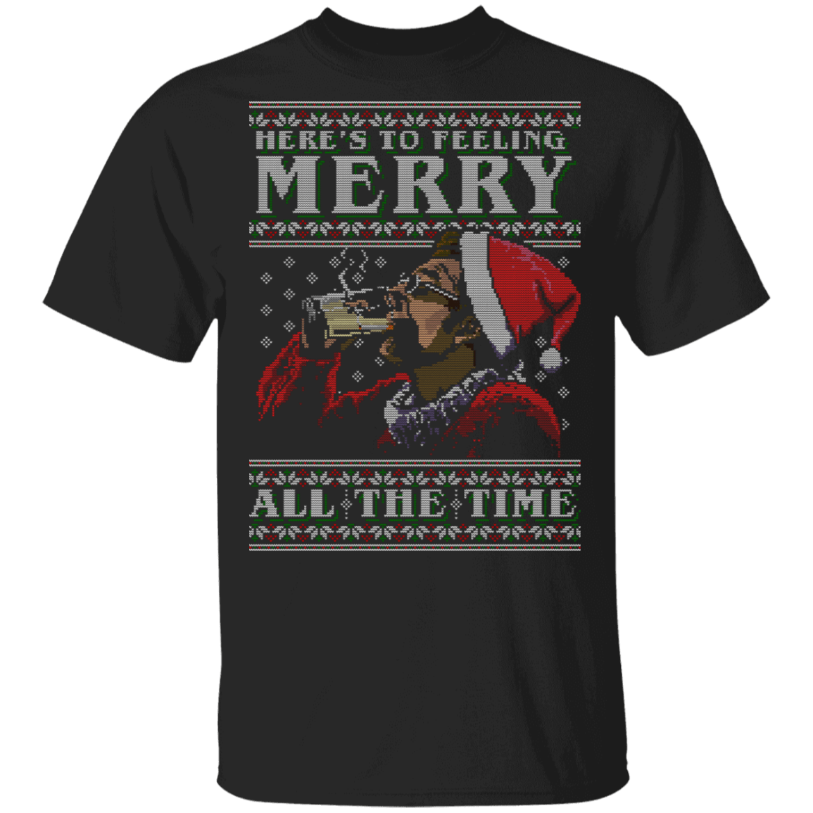 T-Shirts Black / S Kramer Merry Ugly Sweater T-Shirt
