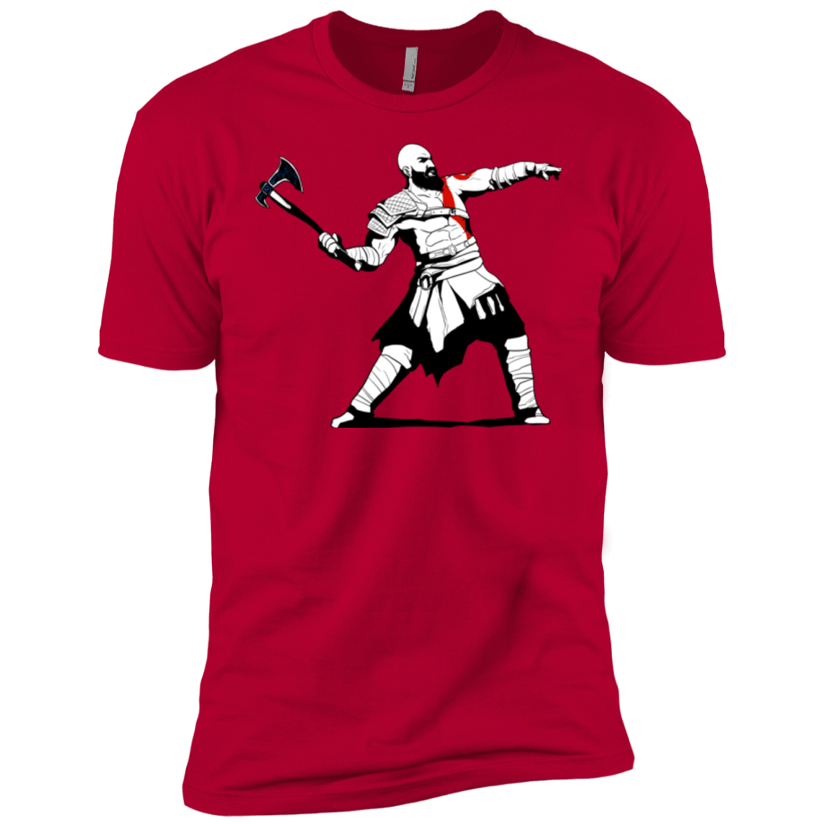 T-Shirts Red / YXS Kratos Banksy Boys Premium T-Shirt