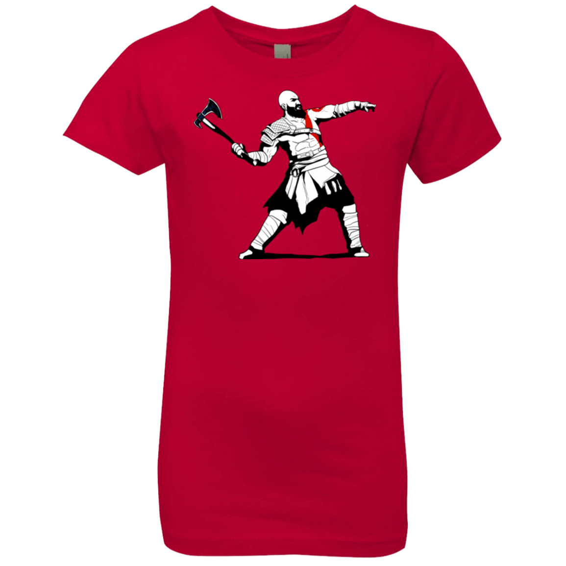 T-Shirts Red / YXS Kratos Banksy Girls Premium T-Shirt