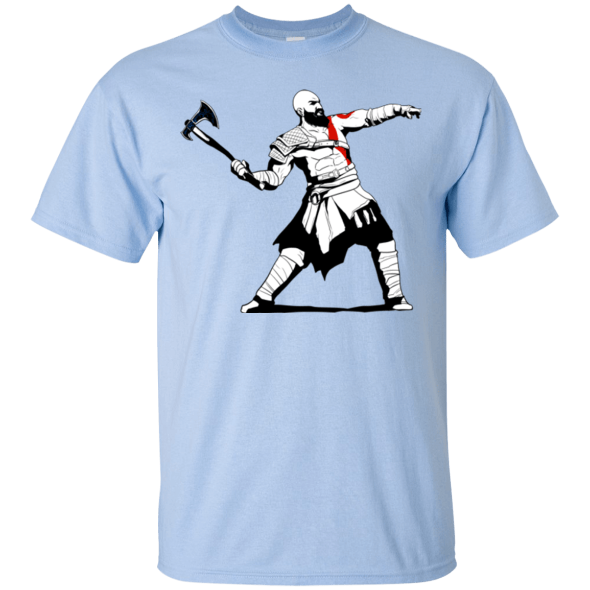 T-Shirts Light Blue / S Kratos Banksy T-Shirt