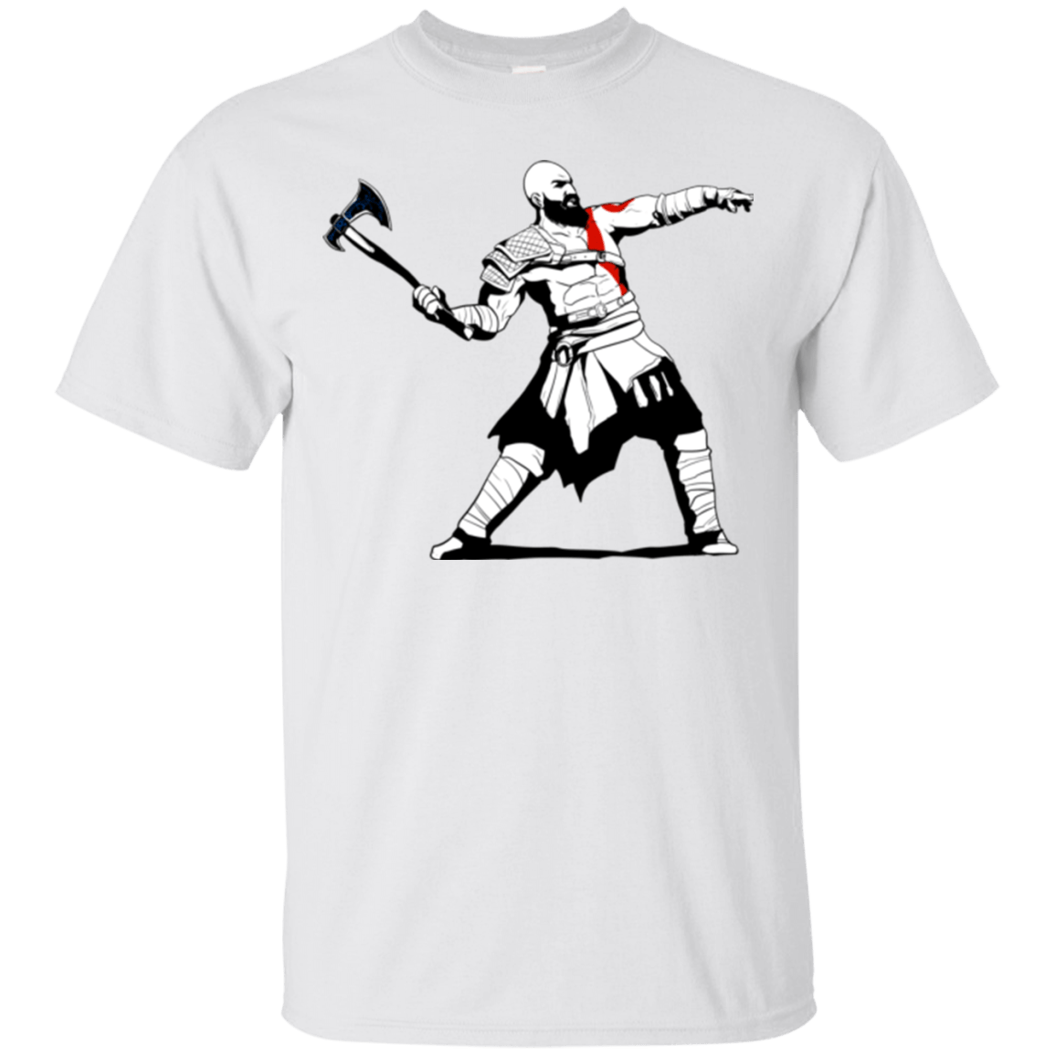 T-Shirts White / S Kratos Banksy T-Shirt