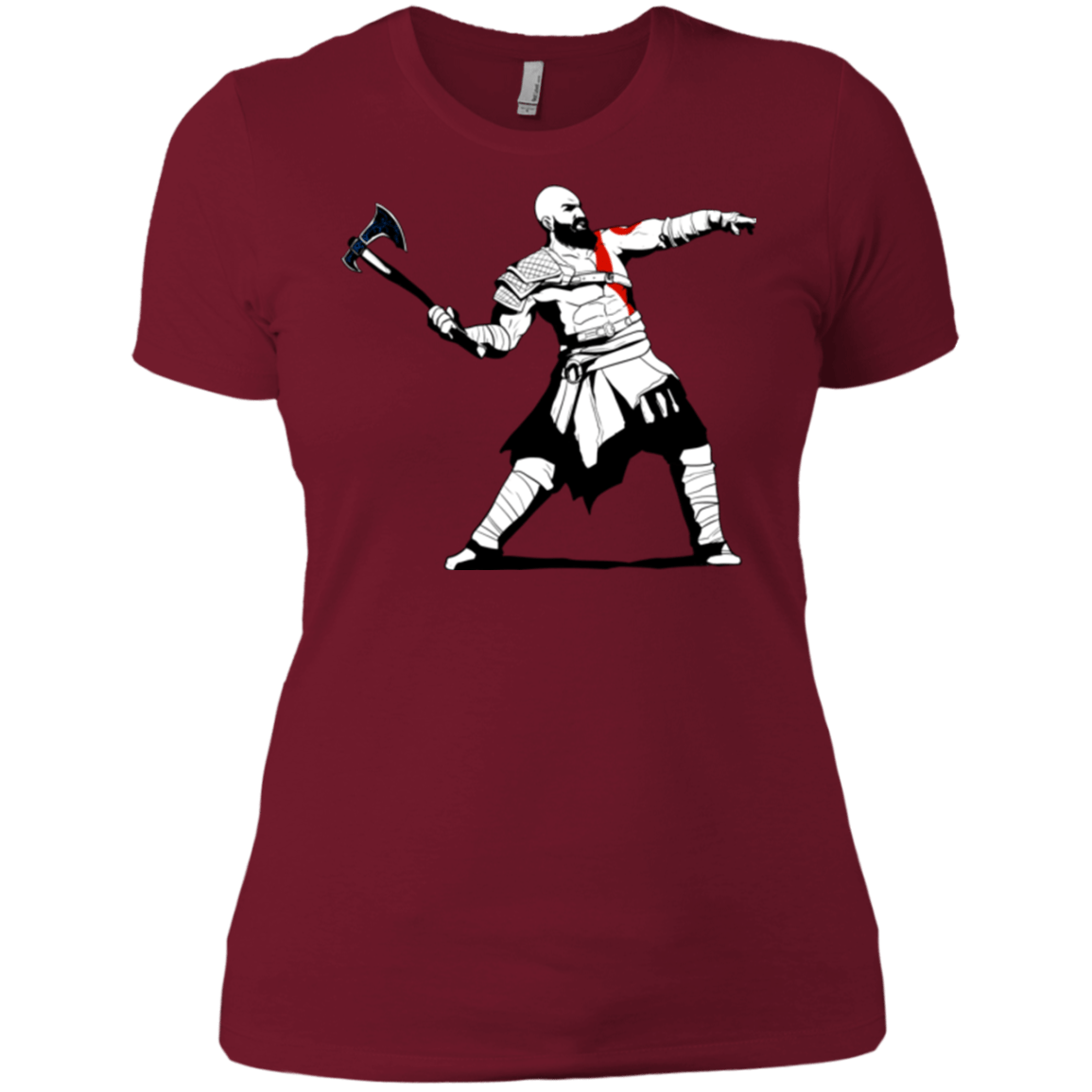 T-Shirts Scarlet / X-Small Kratos Banksy Women's Premium T-Shirt