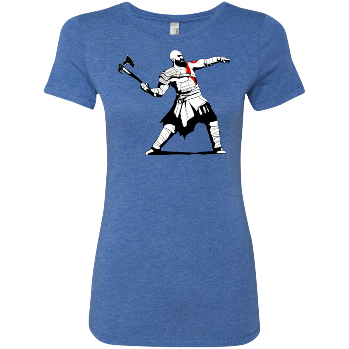 T-Shirts Vintage Royal / S Kratos Banksy Women's Triblend T-Shirt
