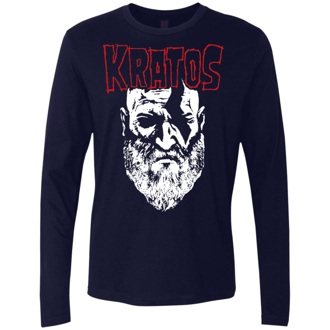 T-Shirts Midnight Navy / S Kratos Danzig Men's Premium Long Sleeve