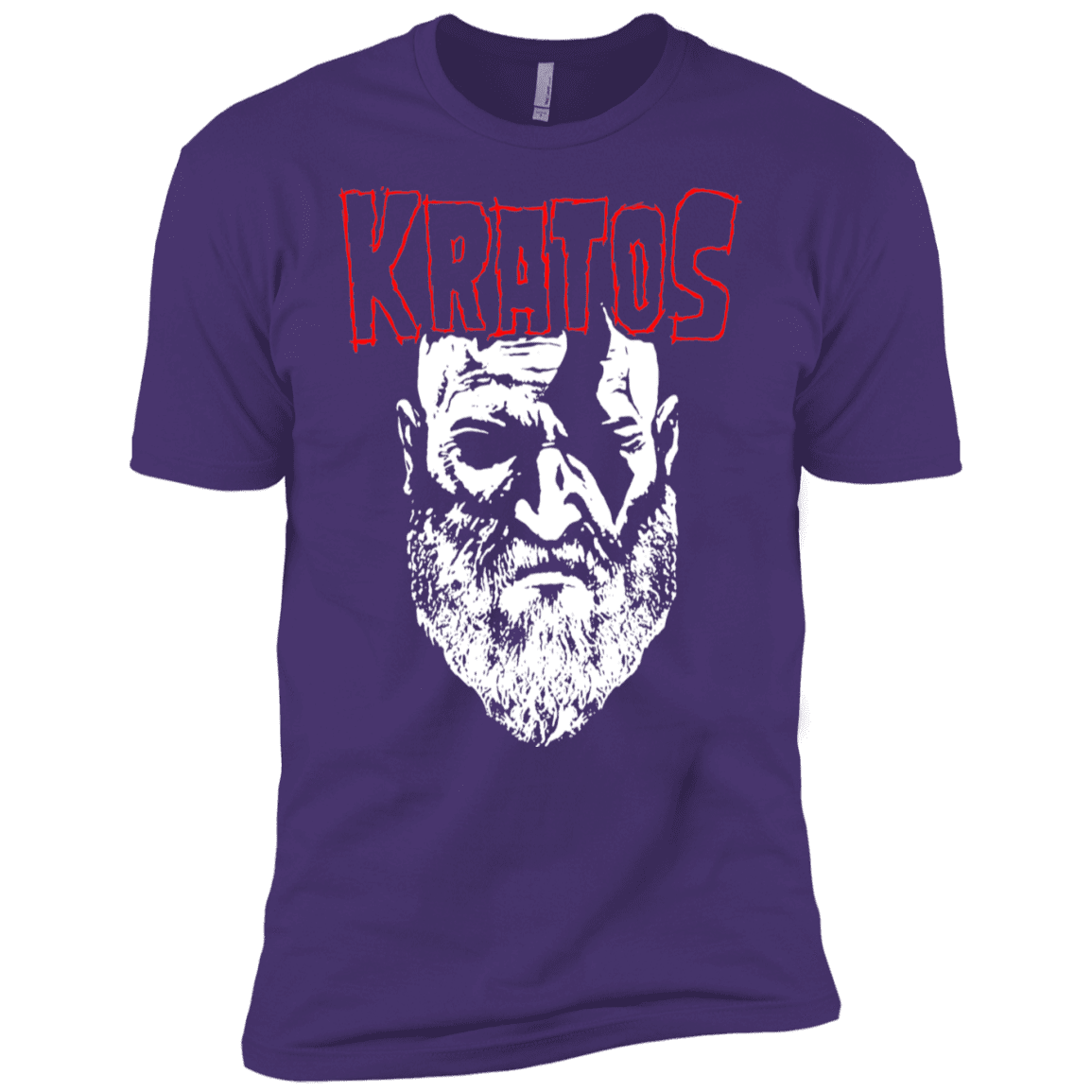 T-Shirts Purple Rush/ / X-Small Kratos Danzig Men's Premium T-Shirt