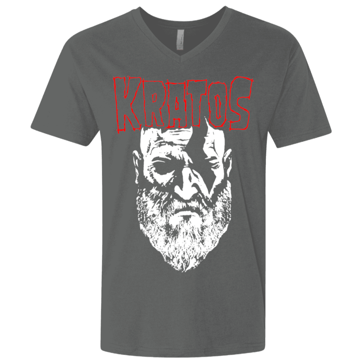 T-Shirts Heavy Metal / X-Small Kratos Danzig Men's Premium V-Neck