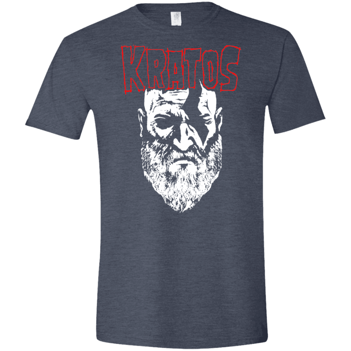 T-Shirts Heather Navy / S Kratos Danzig Men's Semi-Fitted Softstyle