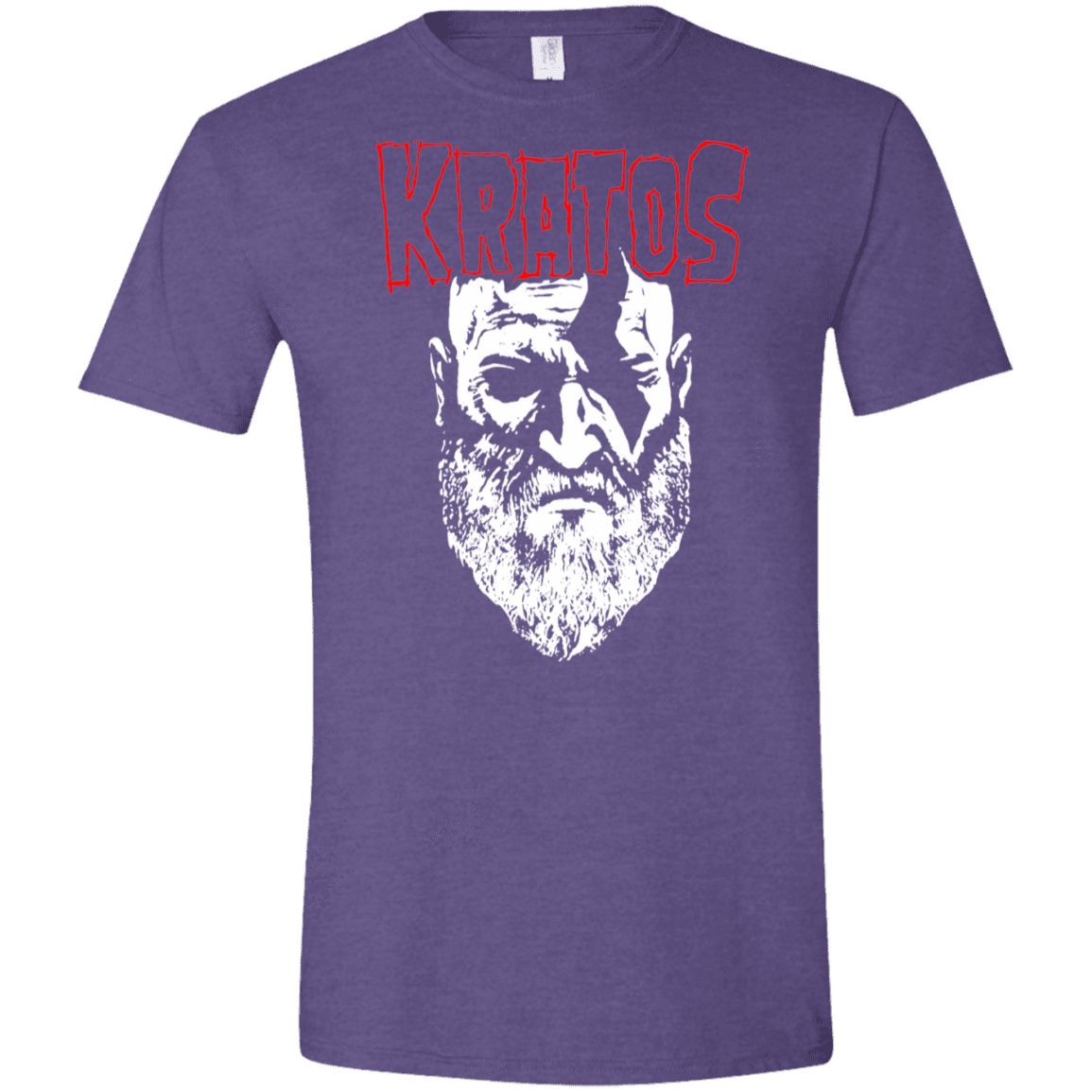 T-Shirts Heather Purple / S Kratos Danzig Men's Semi-Fitted Softstyle