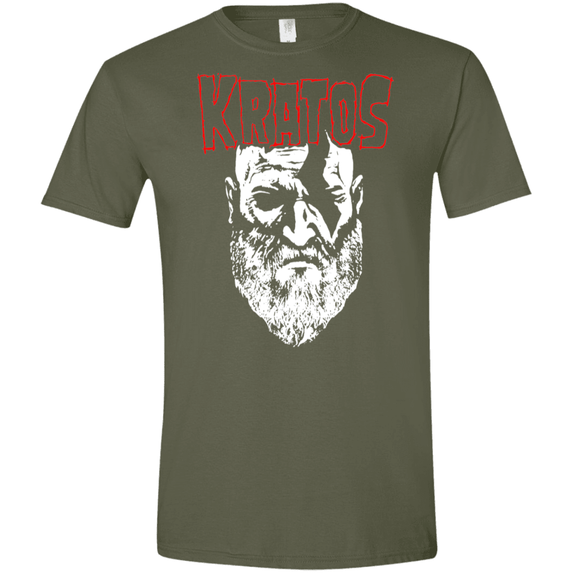 T-Shirts Military Green / S Kratos Danzig Men's Semi-Fitted Softstyle