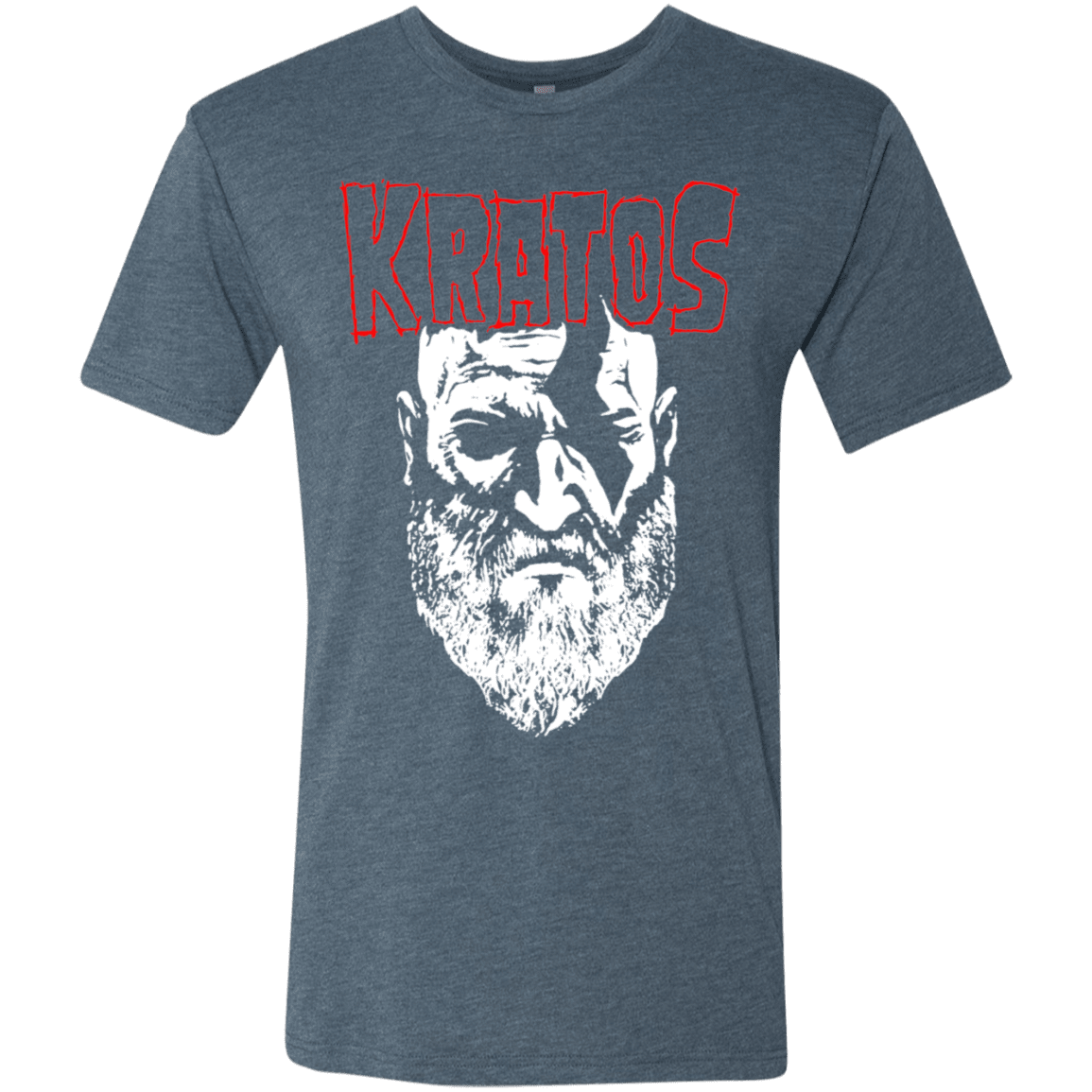 T-Shirts Indigo / S Kratos Danzig Men's Triblend T-Shirt