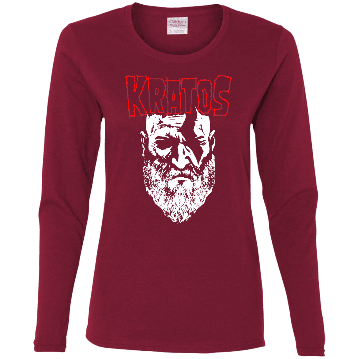 T-Shirts Cardinal / S Kratos Danzig Women's Long Sleeve T-Shirt