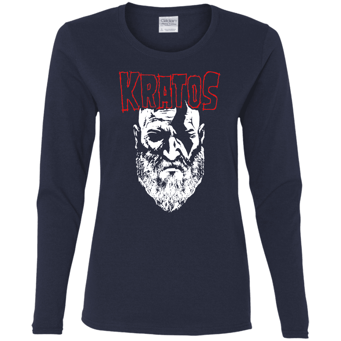 T-Shirts Navy / S Kratos Danzig Women's Long Sleeve T-Shirt
