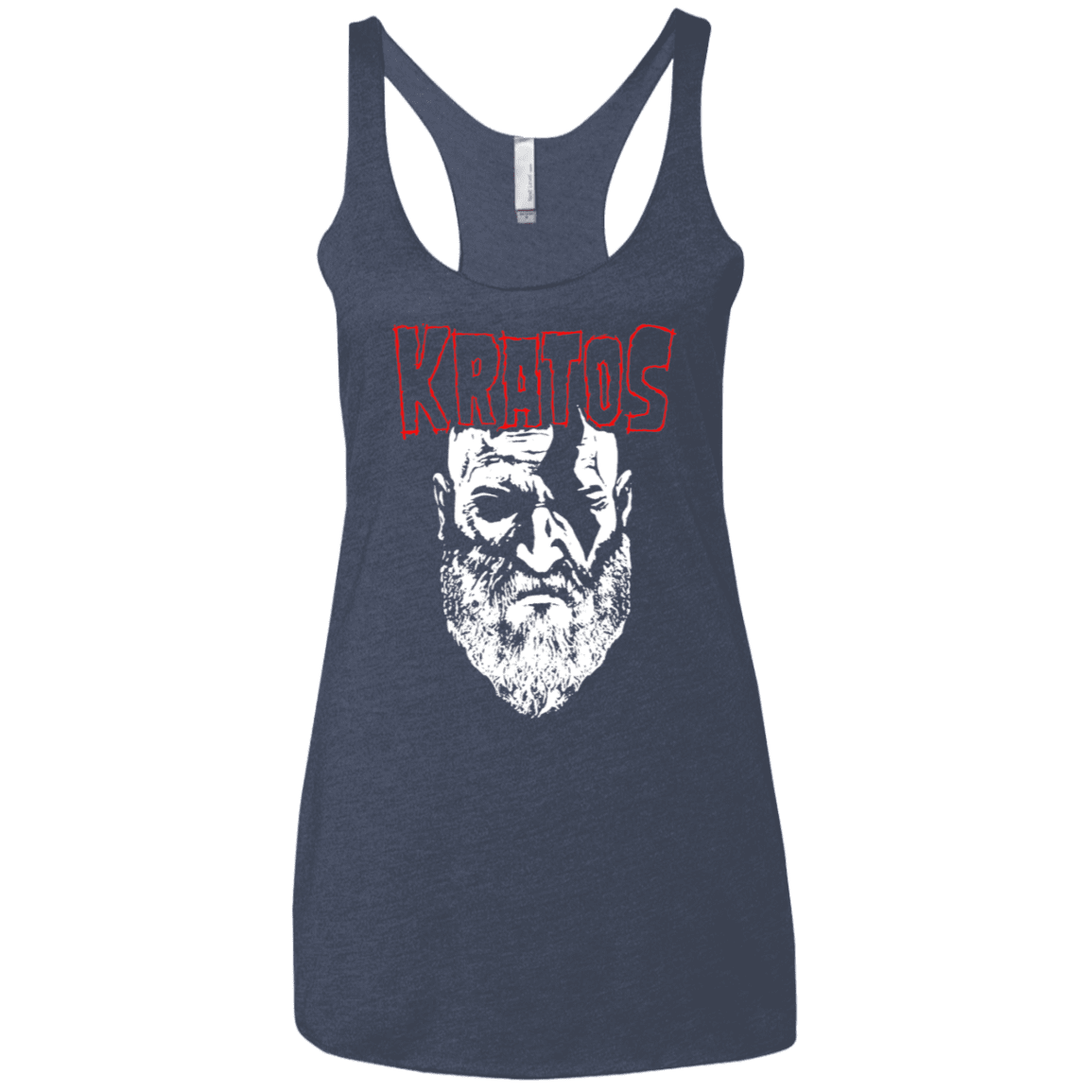 T-Shirts Vintage Navy / X-Small Kratos Danzig Women's Triblend Racerback Tank