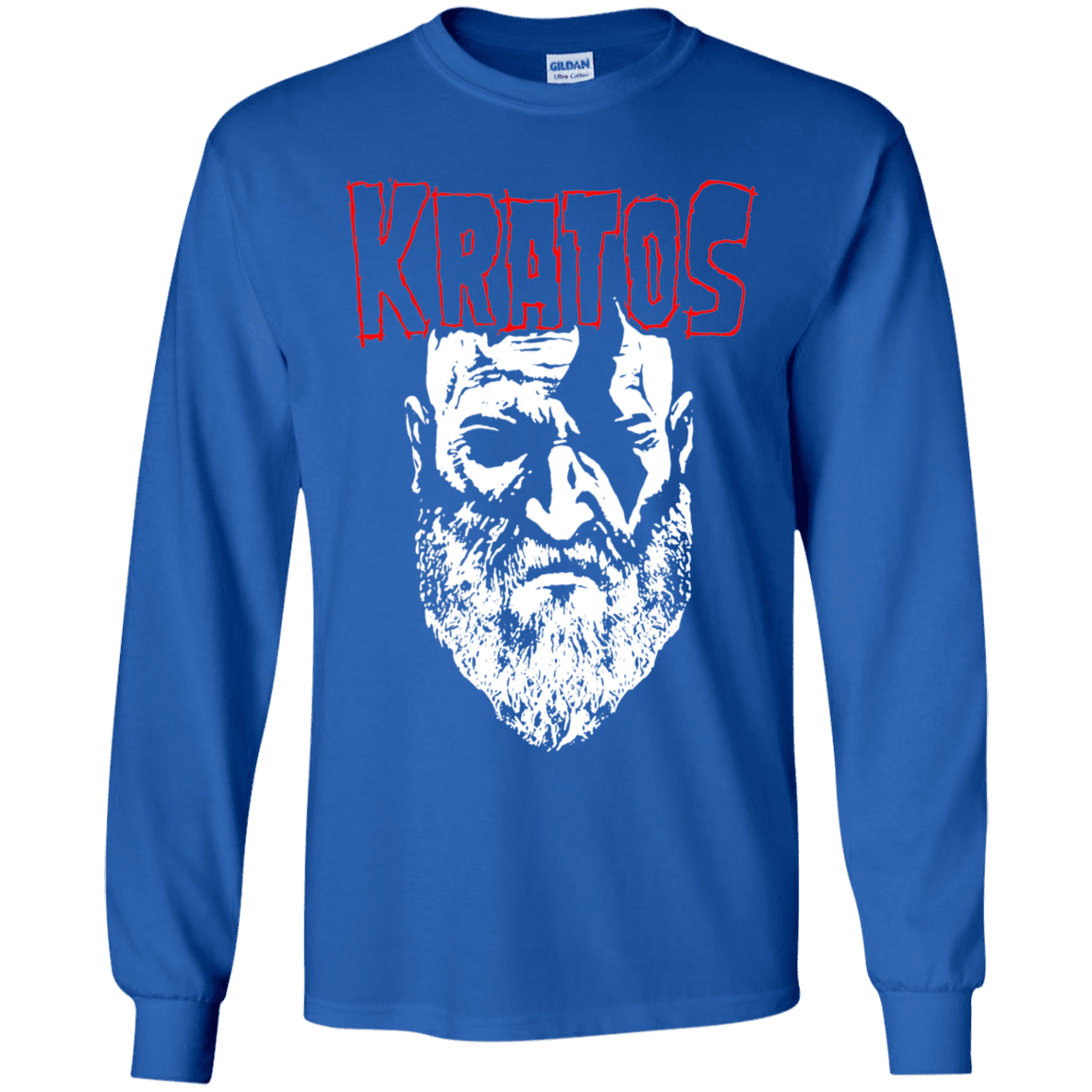 T-Shirts Royal / YS Kratos Danzig Youth Long Sleeve T-Shirt