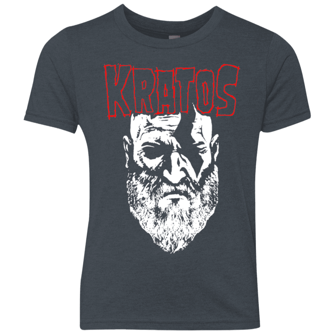 T-Shirts Vintage Navy / YXS Kratos Danzig Youth Triblend T-Shirt
