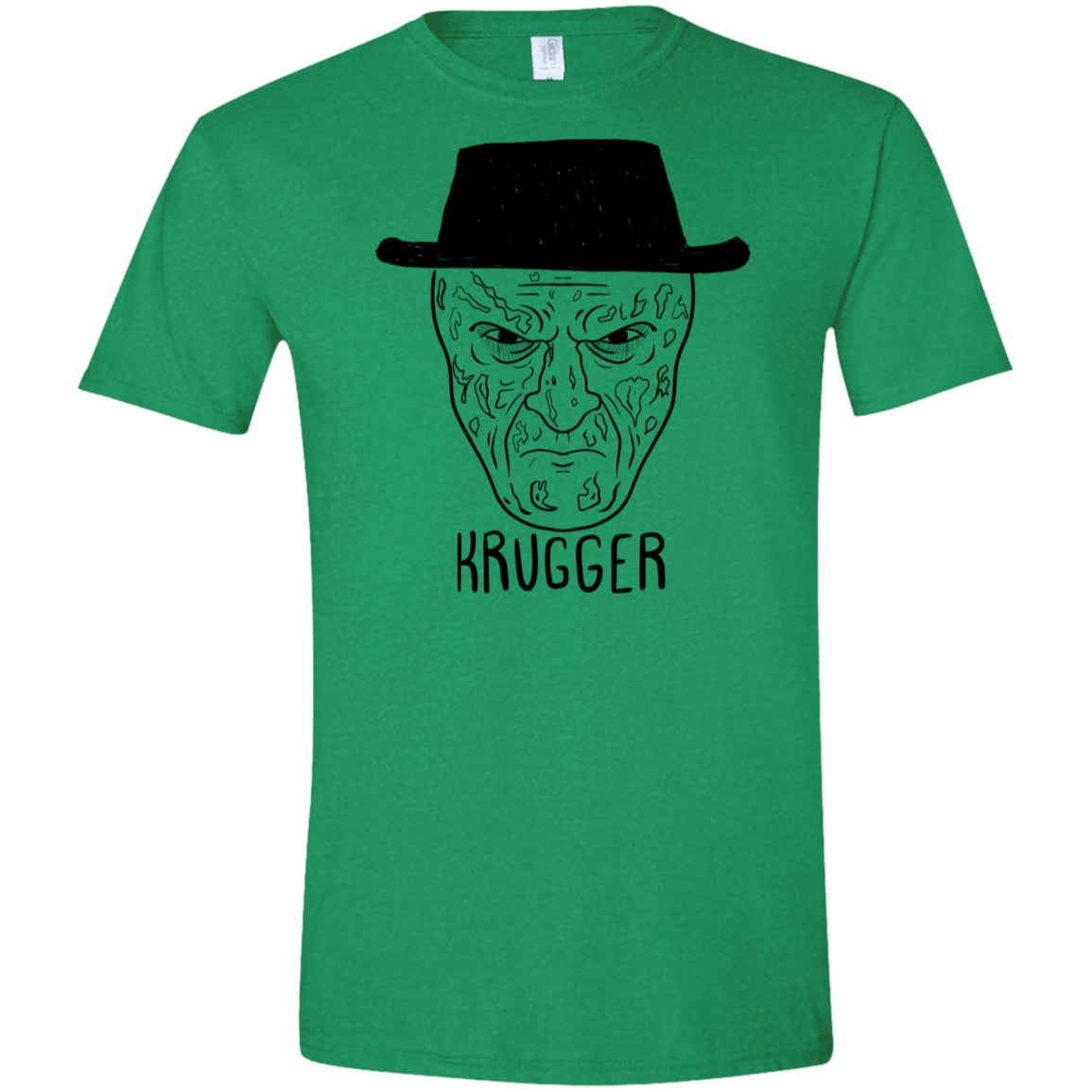 T-Shirts Heather Irish Green / S Krugger Men's Semi-Fitted Softstyle