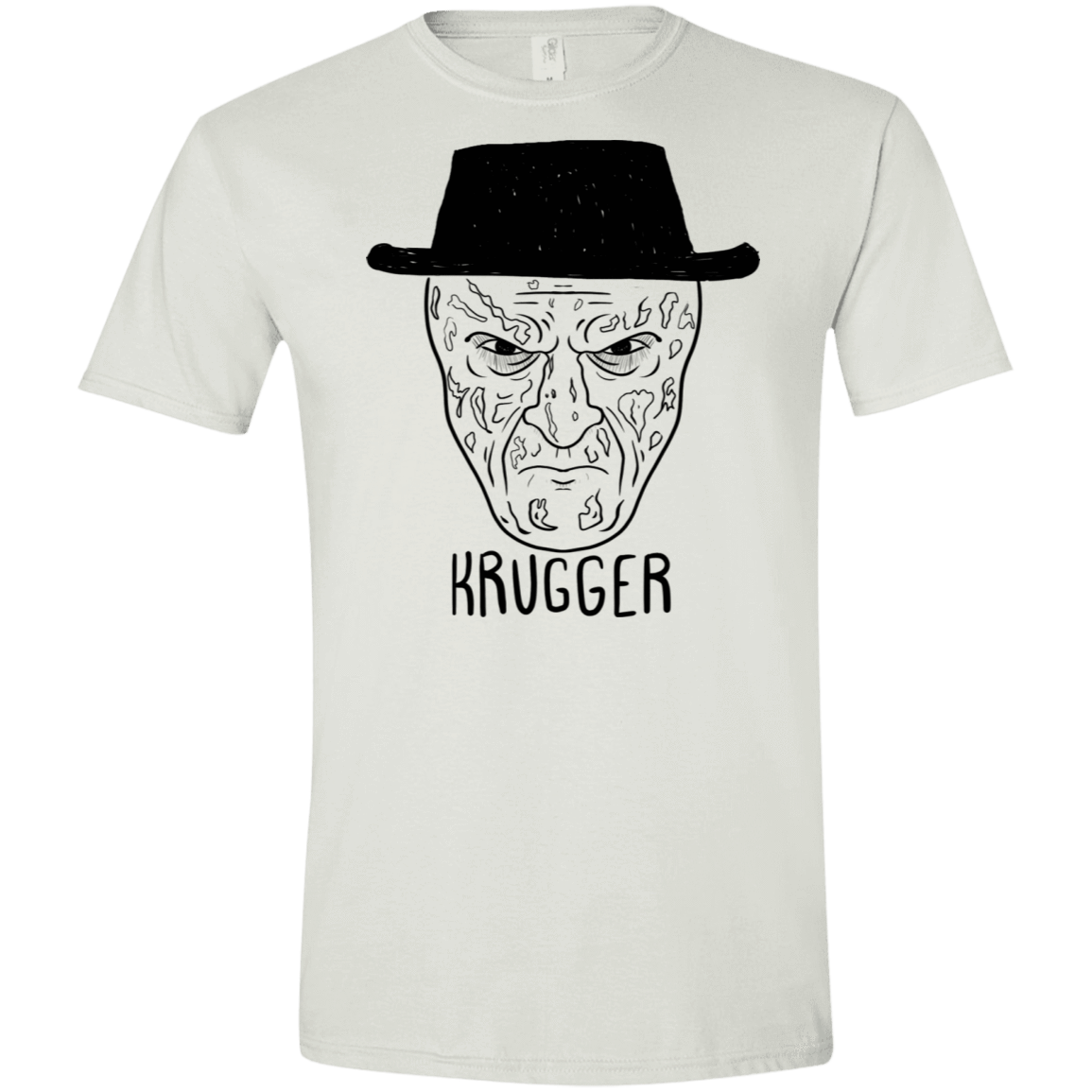 T-Shirts White / X-Small Krugger Men's Semi-Fitted Softstyle