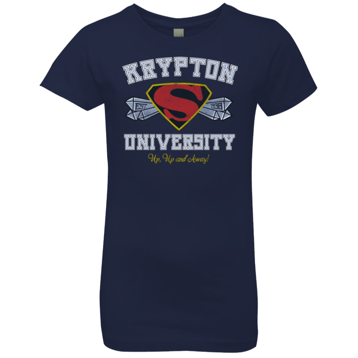 T-Shirts Midnight Navy / YXS Krypton University Girls Premium T-Shirt