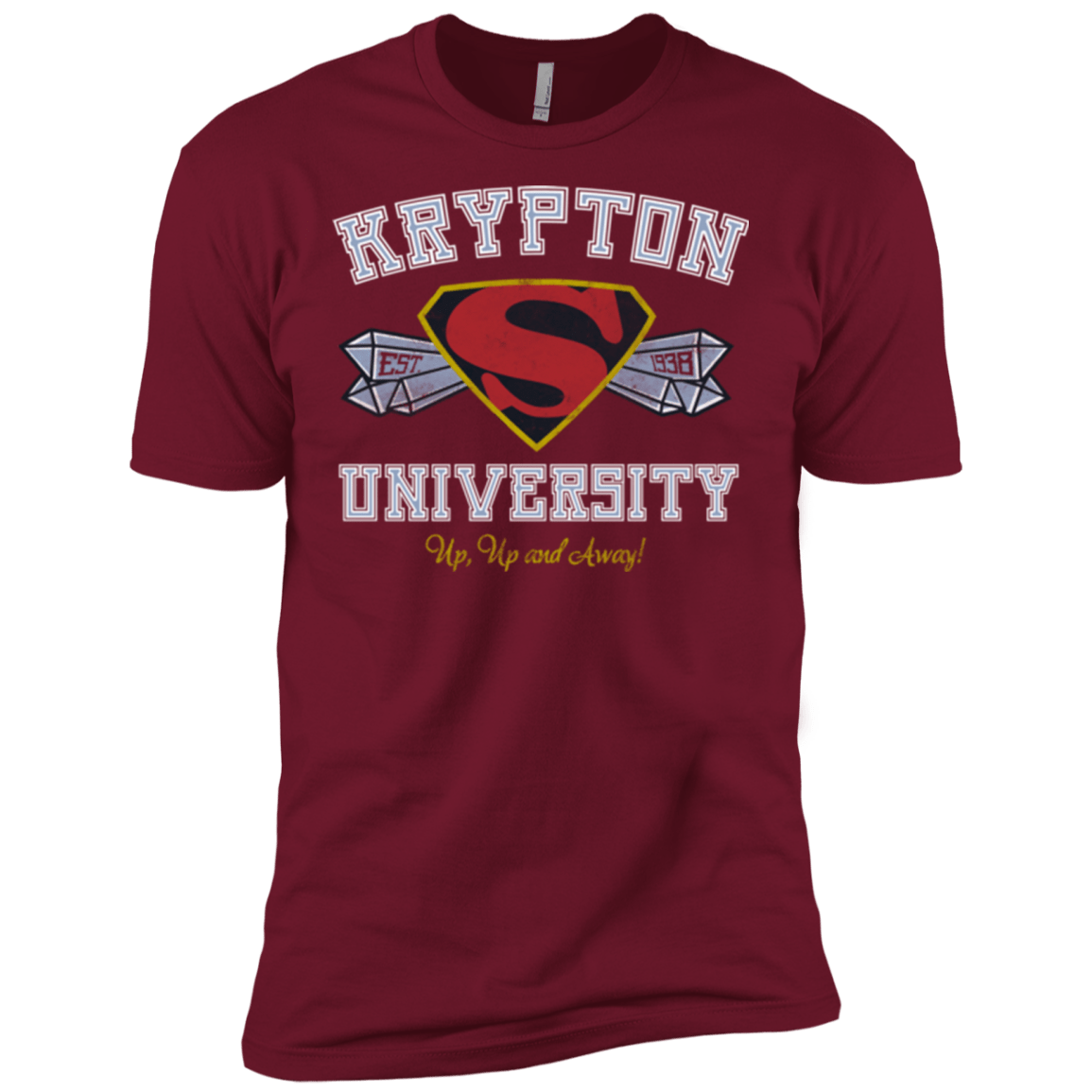 T-Shirts Cardinal / X-Small Krypton University Men's Premium T-Shirt