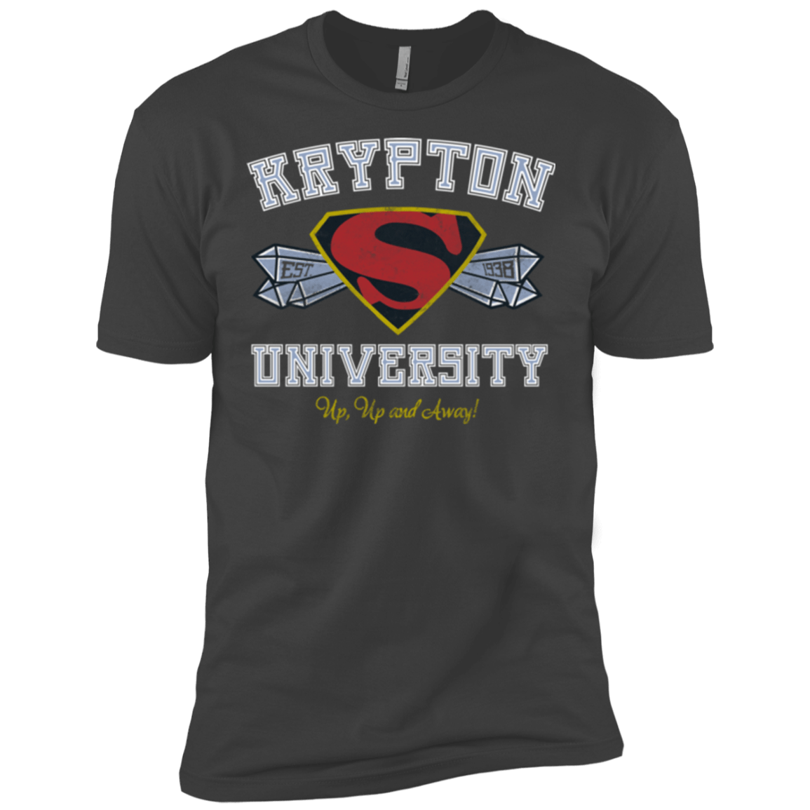 T-Shirts Heavy Metal / X-Small Krypton University Men's Premium T-Shirt