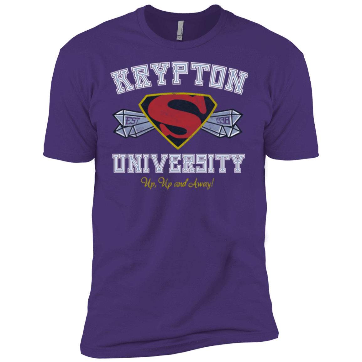 T-Shirts Purple / X-Small Krypton University Men's Premium T-Shirt