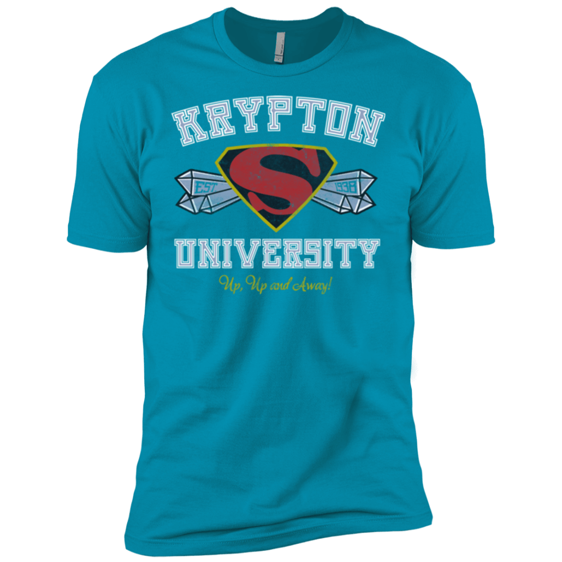 T-Shirts Turquoise / X-Small Krypton University Men's Premium T-Shirt