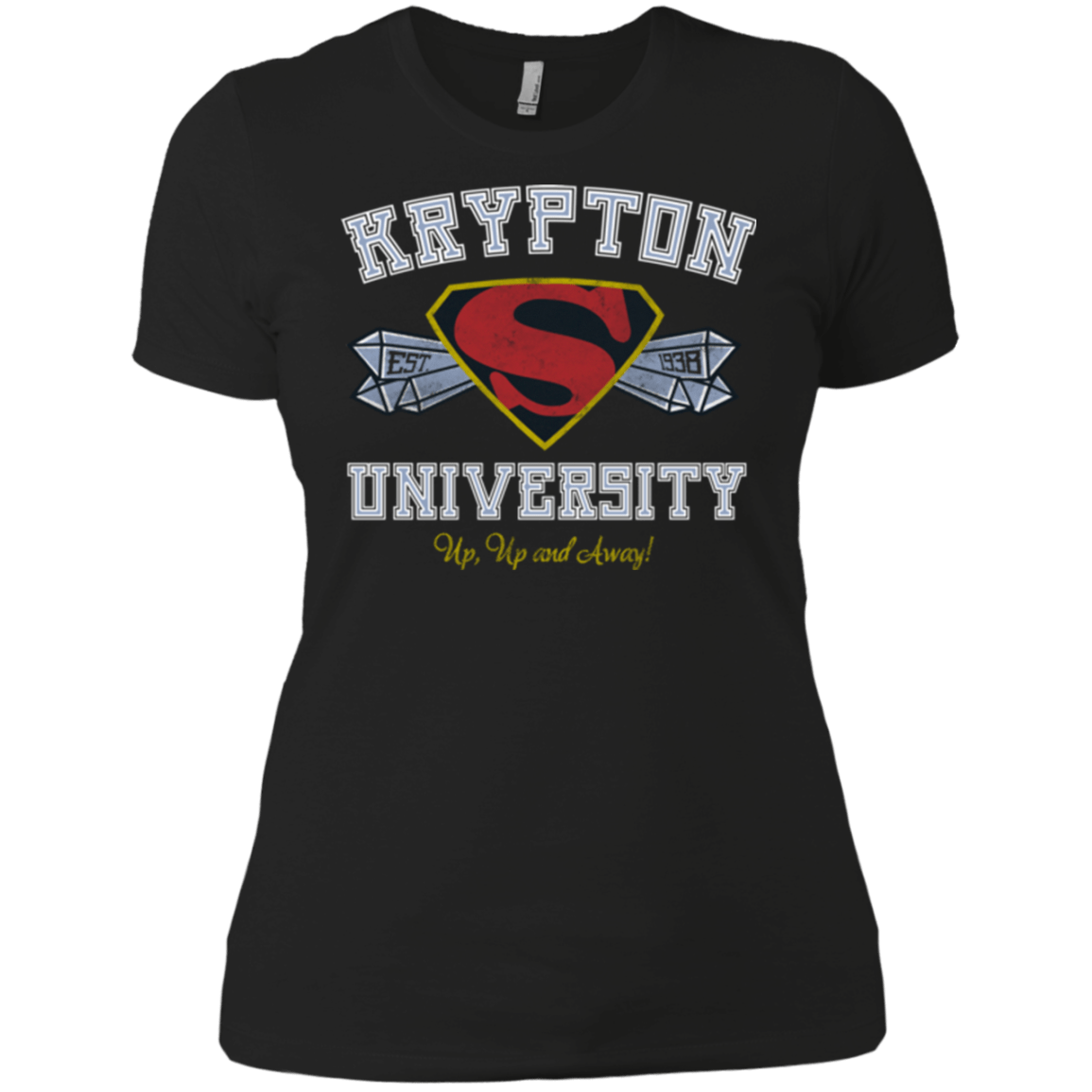 T-Shirts Black / X-Small Krypton University Women's Premium T-Shirt