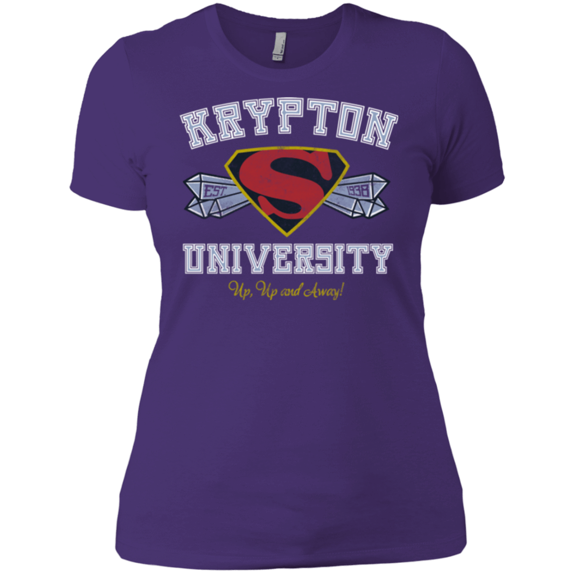 T-Shirts Purple / X-Small Krypton University Women's Premium T-Shirt
