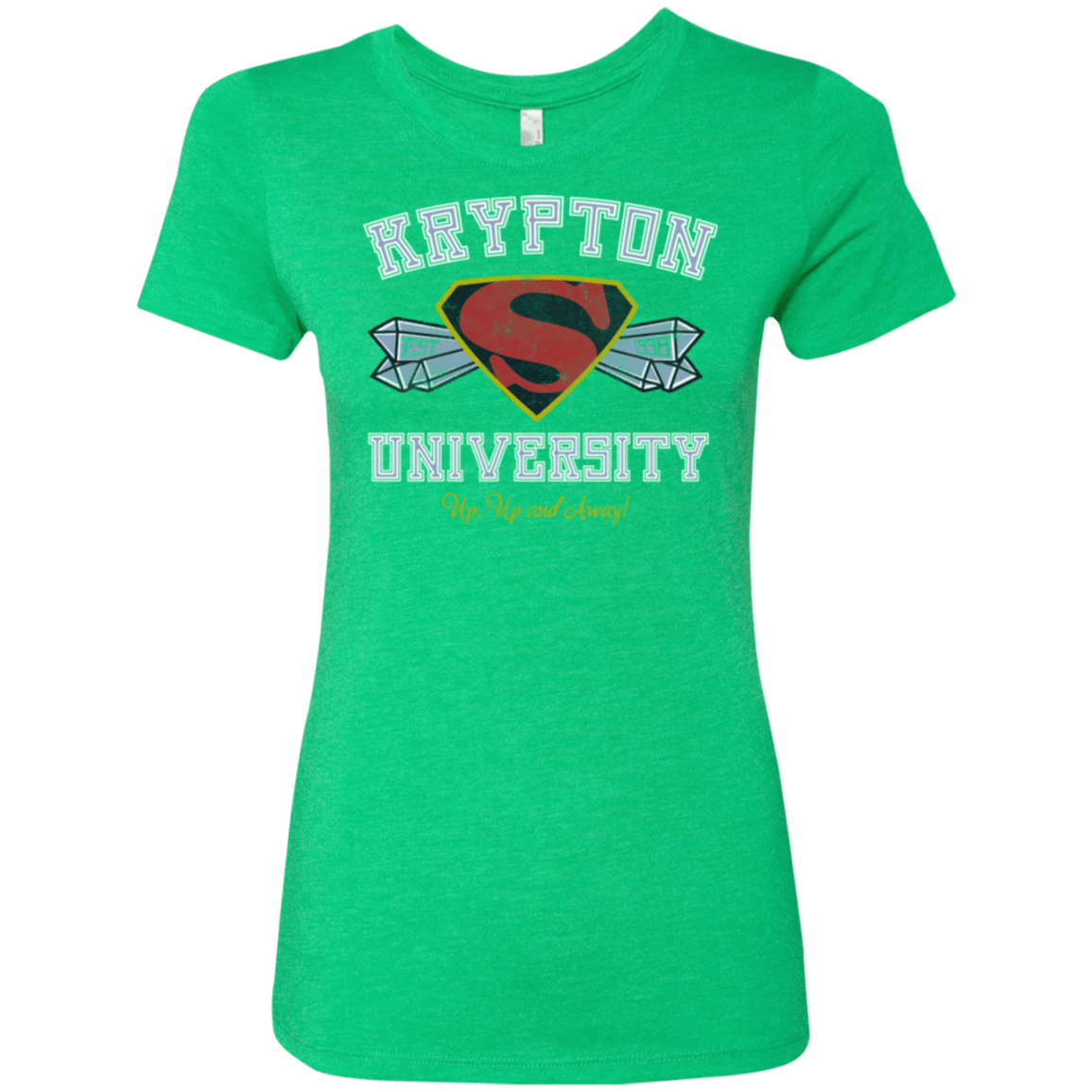 T-Shirts Envy / Small Krypton University Women's Triblend T-Shirt