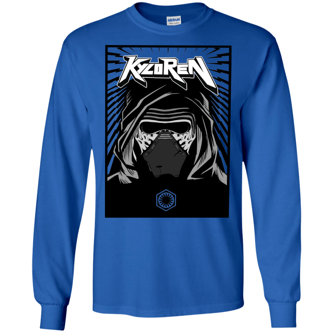 T-Shirts Royal / S Kylo Rock Men's Long Sleeve T-Shirt