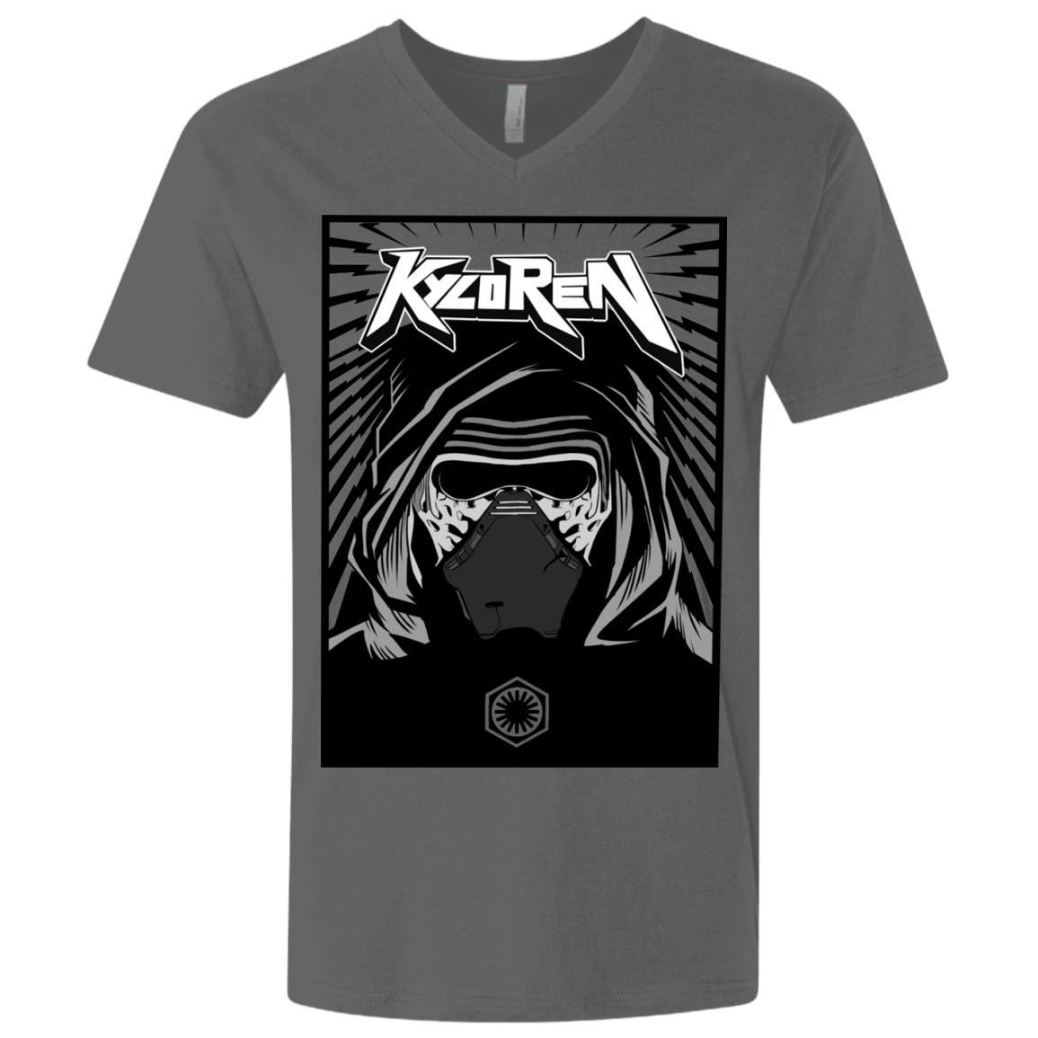 T-Shirts Heavy Metal / X-Small Kylo Rock Men's Premium V-Neck