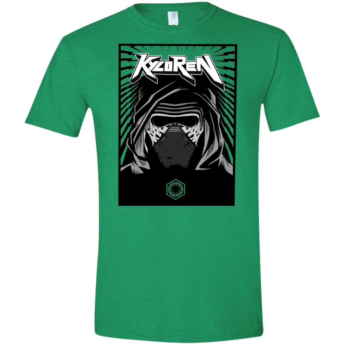 T-Shirts Heather Irish Green / S Kylo Rock Men's Semi-Fitted Softstyle