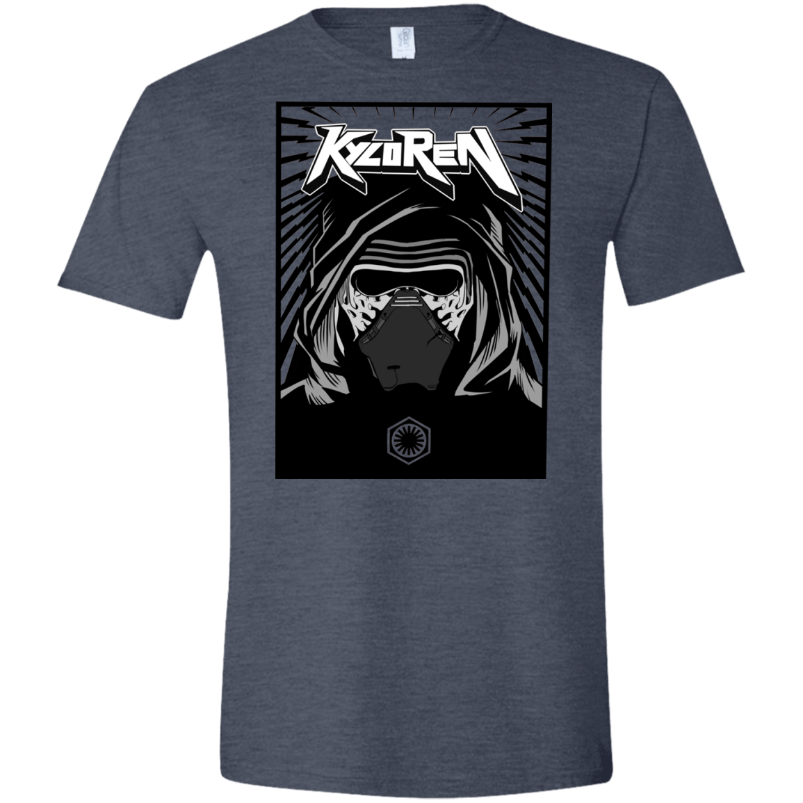 T-Shirts Heather Navy / S Kylo Rock Men's Semi-Fitted Softstyle