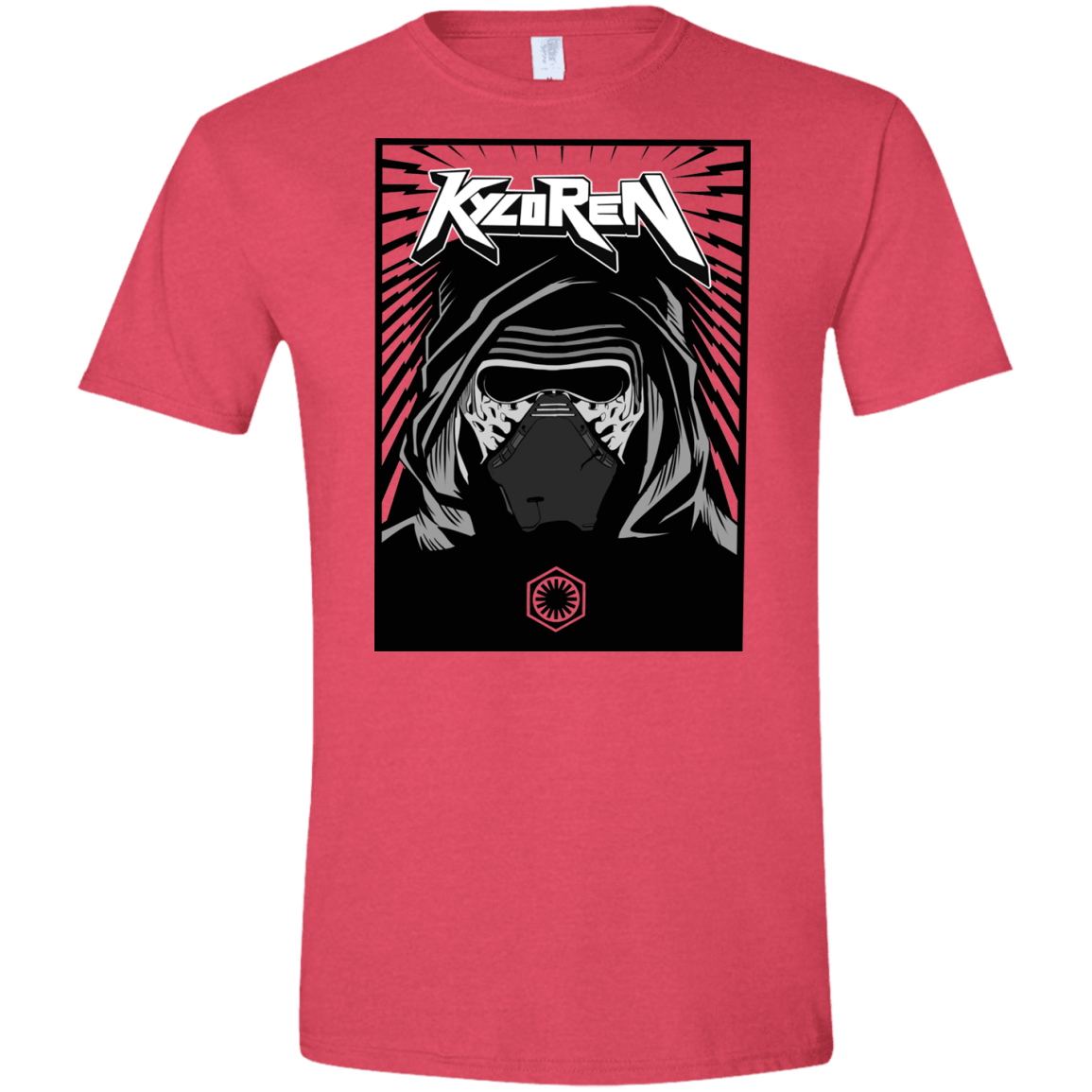 T-Shirts Heather Red / S Kylo Rock Men's Semi-Fitted Softstyle