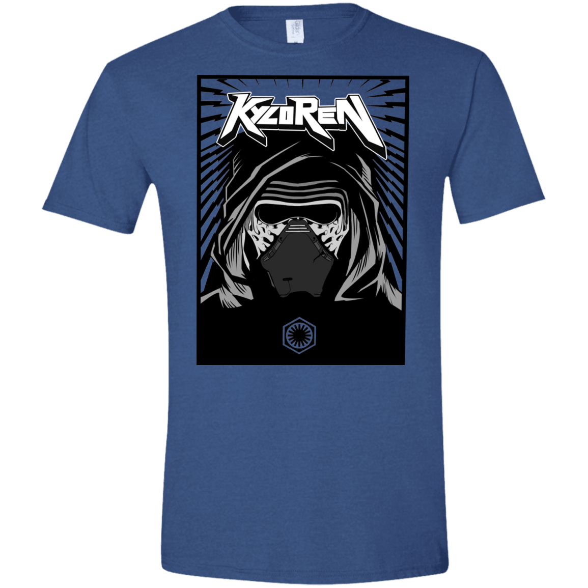 T-Shirts Heather Royal / X-Small Kylo Rock Men's Semi-Fitted Softstyle