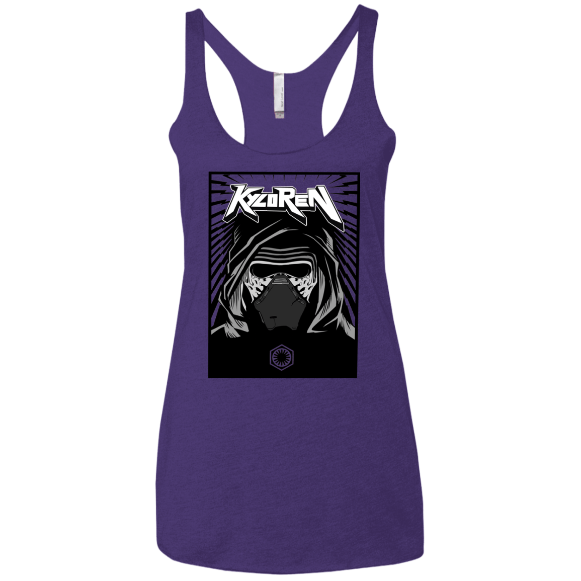 T-Shirts Purple Rush / X-Small Kylo Rock Women's Triblend Racerback Tank