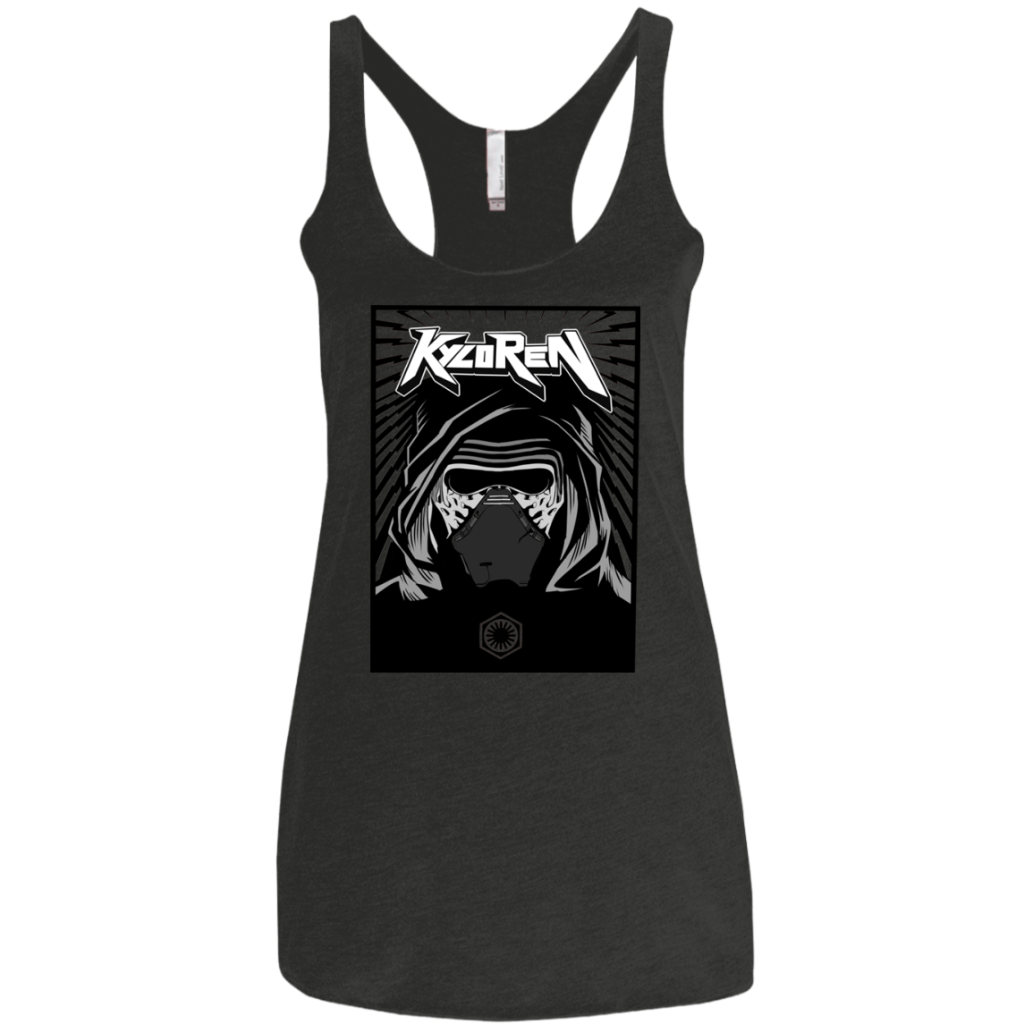 T-Shirts Vintage Black / X-Small Kylo Rock Women's Triblend Racerback Tank