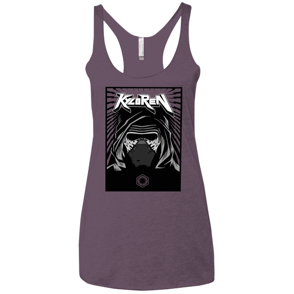 T-Shirts Vintage Purple / X-Small Kylo Rock Women's Triblend Racerback Tank